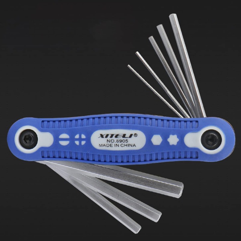 8PCS Precision Screwdriver Set Multifunctional Folding Repair Tool Kit Phillips