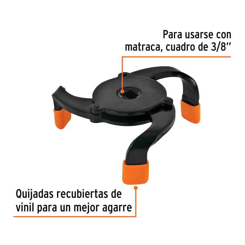 Truper LL-3Q-FA, Llave universal para filtros de aceite