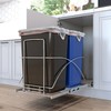 Home Zone Living 15.3 Gallon Pull Out Under Cabinet Trash