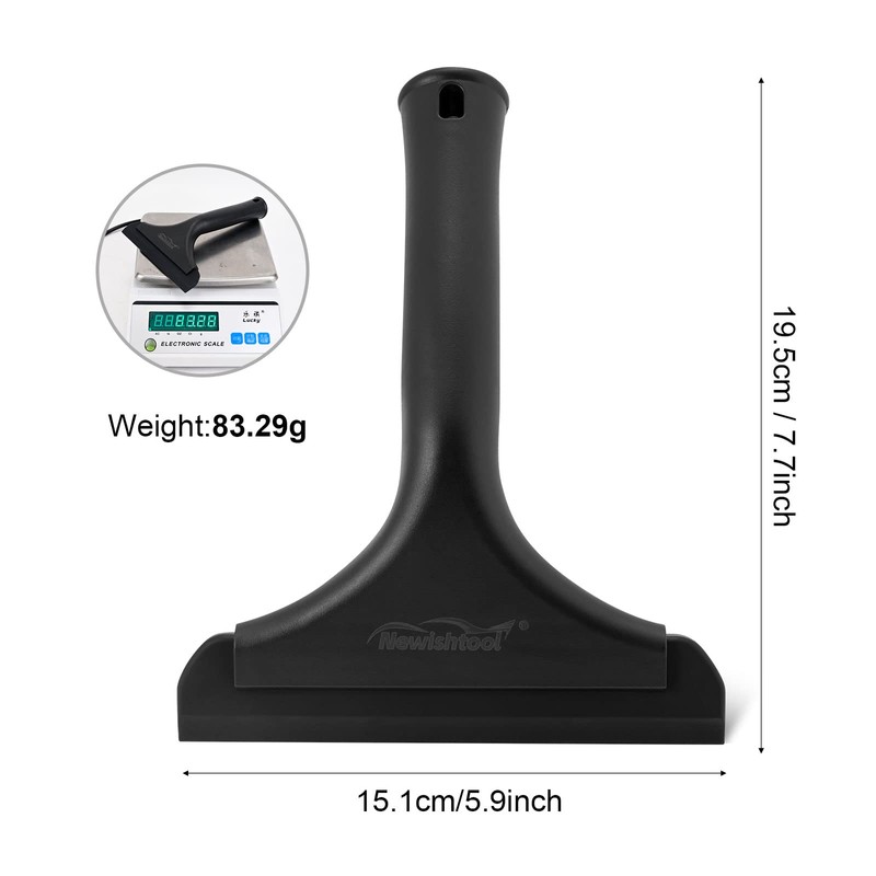 NEWISHTOOL Small Squeegee for Car Windshield, Windows, Side Mirrors, Glass