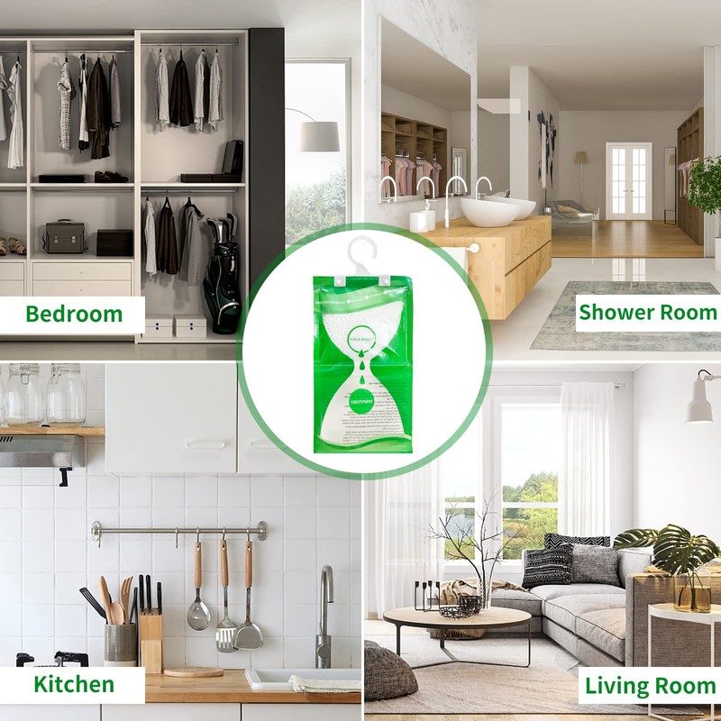 Wardrobe Moisture Absorber 7 Pack Hanging Dehumidifier Against Moisture Anti-Mould