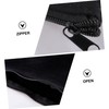 Outanaya 10PCS Cotton Canvas Zipper Storage Bags Portable Handheld Wash
