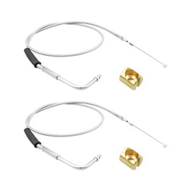 42in Throttle Idle Cable Set Replace 56579-02A Fit for Harley-Davidson FXST XL1996+ FXD FLT 1999-2017