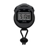 CREPHA TE-S320-BK Stopwatch Digital Sports Alarm Wrap Timer Black, 02.