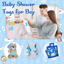 3576 Pcs Tagging Gun Clothes Garment Tag Attacher Kit with Needles Standard Plastic Barbs Fasteners Hang Tag Strings Gourd Safety Pins Retail Price Tags Size Labels for Store Warehouse (Sky Blue)