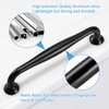 WEAVERBIRD Cabinet Handles Matte Black 128mm Drawer Pulls Aluminum Alloy
