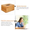 IWOWHERO 1 PC Tissue Box Holder Rectangular Napkin Case for