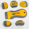 Ceramic Hob Scraper, 1 Piece Stove Scraper with 15 Blades