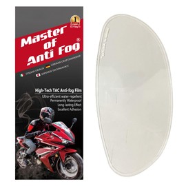 XII WANG YE XII WY - Protector universal para casco de motocicleta 3/4 de cara abierta, película antivaho, inserto transparente para lente de visera resistente a la niebla y resistente al agua