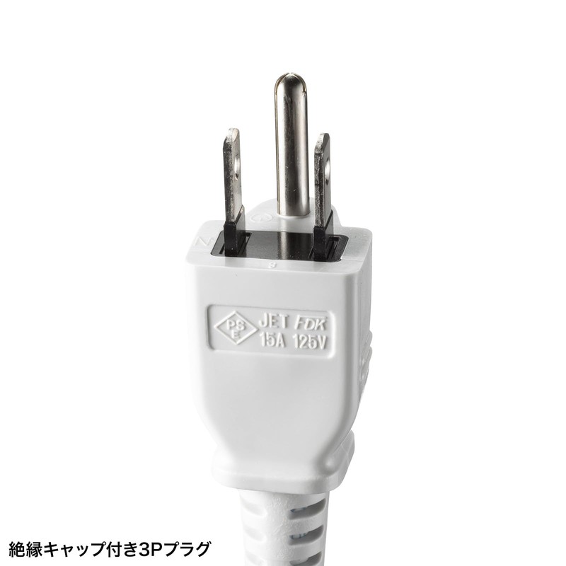 Sanwa Supply TAP-KS4N-3 Construction Property Tap (3P, 4 Socks, 3