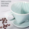 Noarixa Pour Over Coffee Dripper, Ceramic Pour Over Coffee Maker