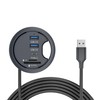 NFHK USB 3.0 Hub SD TF USB-C 2 Port USB