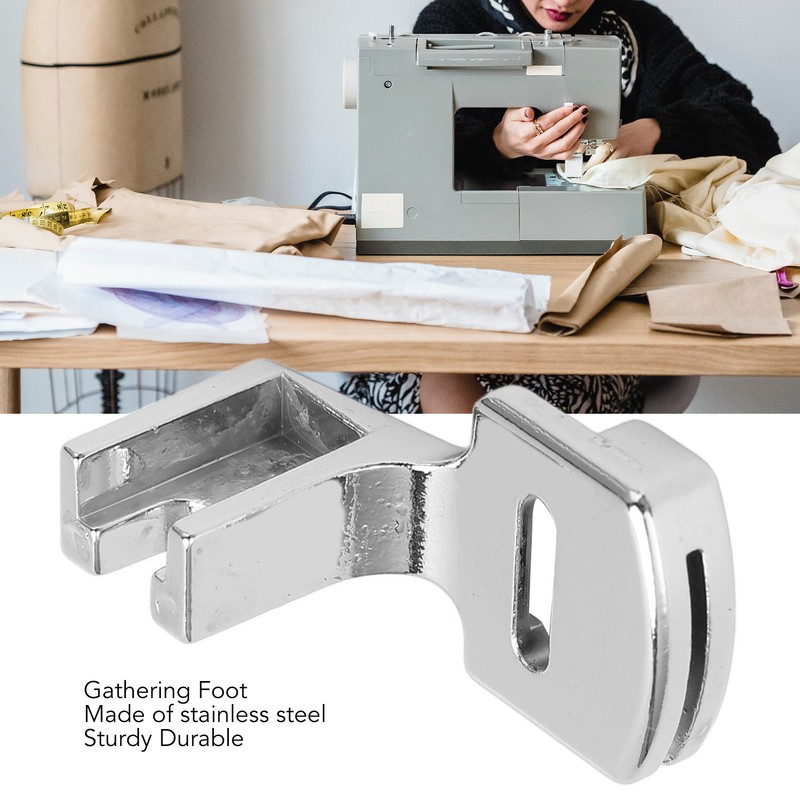 20 Pcs Gathering Foot Stainless Steel Sturdy Durable Household Sewing