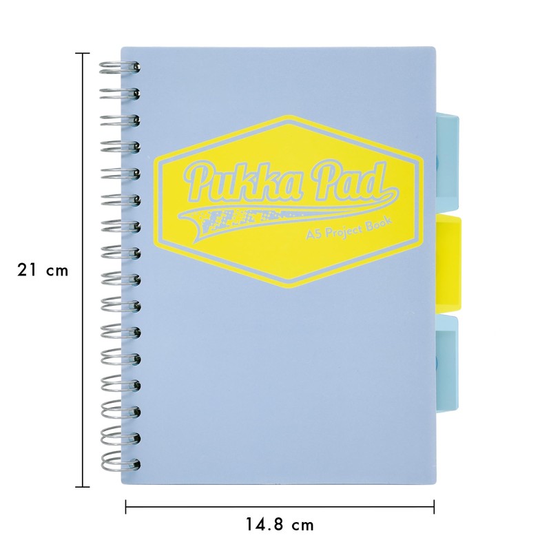Pukka Pad Pastel Project Book A5, Pack of 3