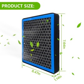 Zafina-UP CF10285 Cabin Air Filter With Activated Carbon Fit for Toyota 2008-2020 Land Cruiser, Replace 87139-02020 YZZ08 87139-YZZ10 87139-YZZ20