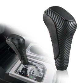 JDMON Automatic Gear Shift Knob Head Lever Compatible with Toyota 4Runner 2012-2023 Toyota Tundra TRD PRO 2014-2021 Shifter Knob Handle Lever Replace PTR5734140 PTR57-34141 (Carbon Fiber Pattern)