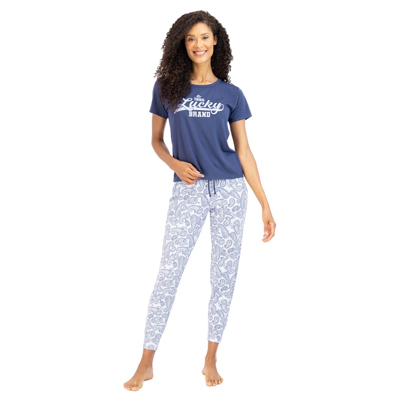 Lucky Brand - Conjunto de 3 piezas para mujer: playera