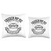 Chicken Pot Pie Appreciation Society Throw Pillow