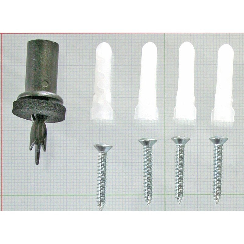 Wakai Plaster Board Screw Kit with Clear Anchors, 4 Sets,