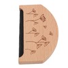 2PCS Set Sweater Cleaning Shaver Set Oval Beech Wood Bristle