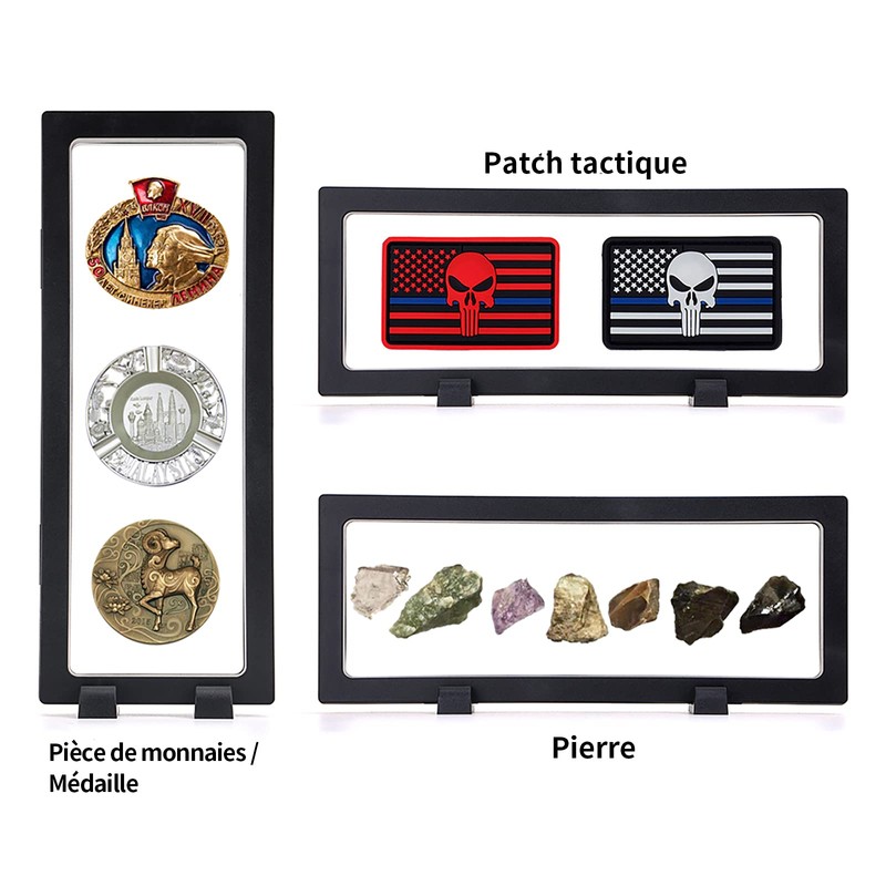 Skelang 3 Pieces Floating 3D Display Display Stand Hanging Frame