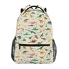 senya Dinosaur Pattern Backpack School Bag Travel Daypack Rucksack for
