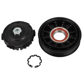 cciyu Air Conditioning Compressor Clutch 2012-2017 Fit for Toyota Camry 2.5L 2009-2012 Fit for Toyota RAV4 2.5L Replaces AC Compressor for Car 6 Grooves