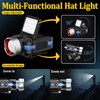 ISUNMEA Hard Hat Clip Lights, 2-Pack 800lm Rechargeable Clip on