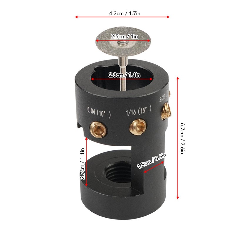 Tungsten Electrode Sharpener, Multiple Angle Holes Welding Electrode Grinder TIG