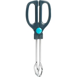 Trudeau Scissor Tongs, Charcoal & Tropical
