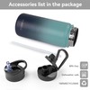 MURBONE Stainless Steel Drinking Bottle 500 ml (+ 2 Lids)
