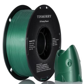Metallic PETG Filament 1.75mm, TINMORRY Rapid PETG 3D Printing Filament, PETG with a Rapid Flow Rate, Compatible with Bambu Lab FDM 3D Printer, 1KG, Metallic Midnight Green