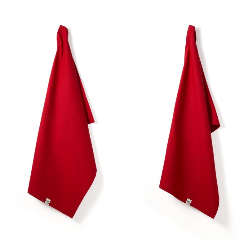 Wild & Stone Organic Cotton Herringbone Tea Towels, Cotton Kitchen