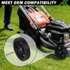 CheeMuii 4 Pcs 7 Inch Lawn Mower Wheels 4 Pack