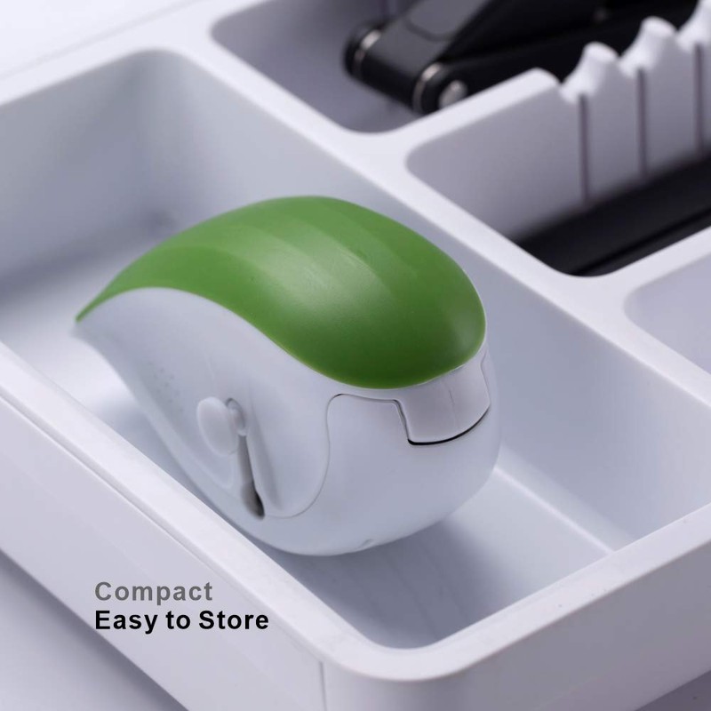 KITCHENDAO 3-in-1 Herb Chopper Mincer Roller Cutter Slicer, Leaf Stripper,