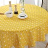 Tablecloths Cotton Linen Round Tablecloth Round Simple Style Twill Table