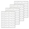 476 Numbers,1-inch 0-9 Peel and Stick Small Number Stickers for