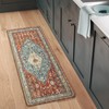 Collive Boho Cushioned Kitchen Mat, Comfort Anti Fatigue Mats for