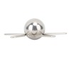Coffee Cooling Tool with Reusable Metal Ice Sphere Stainless Steel