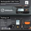Multifunction RJ45 Network Caber Tester,Cable Tracer,Rechargeable Wire Tester,UTP Conntinue and