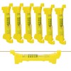DOWELL 6-Pack 3” Hanging Bubble Line Level with Scale Mini