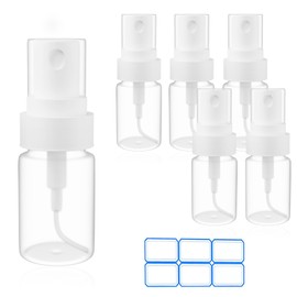 DTDNZKN 6 Pack 0.17 Oz (5ml) Mini Perfume Travel Refillable Bottles, Fine Mist Refillable Mini Perfume Atomizer, Empty Pump Container for Traveling and Outgoing