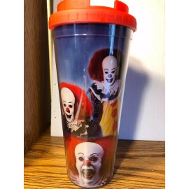 IT Double Walled Travel Tumbler 24 oz Pennywise Clown Stephen King Horror NEW