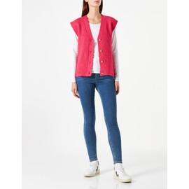 Naf Naf Women's Muse SM Cardigan, Pink Camay