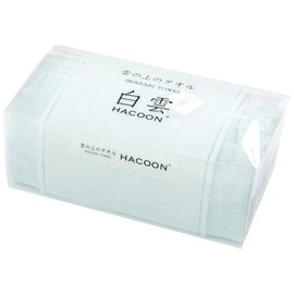 白雲(HACOON) バスタオル ブルー 箱入れギフト