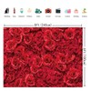 Spring Flower Backdrop Red Rose Floral Wedding Photograph Background Roses