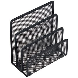 Zeller 17732 Letter Box Anthracite Net Approx. 17.5 x 8.5 x 13.5 cm Desk Organiser Letter Holder Desk Organiser