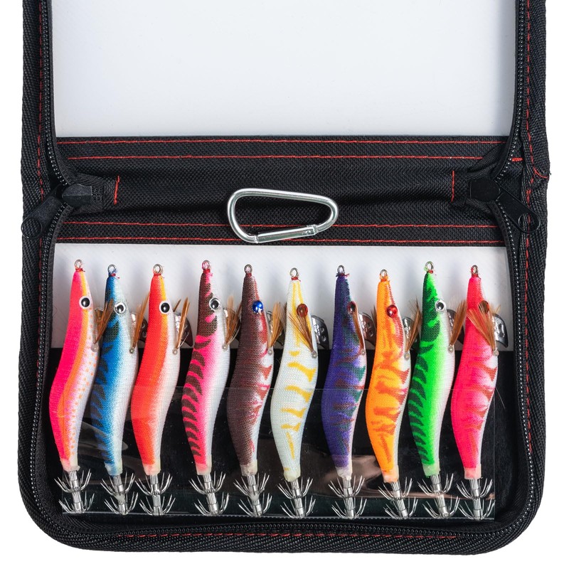 Goture Egi Lures Set of 10, Built-in Rattle, Luminous No.