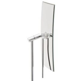 JERDON Rectangular Tabletop Makeup Mirror - Makeup Mirror with 3X Magnification with Chrome Finish - 5-inch by 8-inch Vanity Mirror - Model JP358C