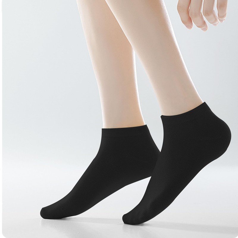 MOSOTECH Women's Socks, Cotton, Set of 5, Ankle Socks, For